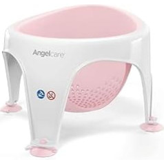 Angelcare Ergonomisks vannas gredzens lielai vannai vai dušai, gaiši rozā krāsā, patīkami mīksts sēdeklis