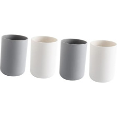 Alipis 4 zobu birstes turētāju iepakojums mājai Zobu birstes turētājs vannas istabai Krūzīte ar vāku Tējkanna tīrīšanai Tējkannas ar tējas sietiņu un vāku Preses vāciņš ar vāku