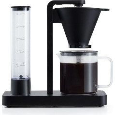 Wilfa Performance filtrēšanas kafijas automāts - īpaši spēcīgs 1800 W, nerūsējošais tērauds ar elegantu stikla krūzi, 1,25 L/10 tasīšu, noņemams ūdens konteiners, regulējams ekstrakcijas laiks, melns