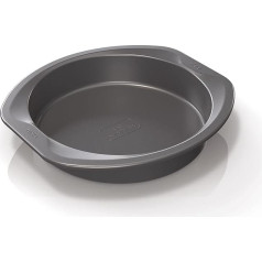 Ninja Foodi ZEROSTICK Round Cake Tin, 22 cm, Non-Stick, Durable, Heavy Duty Aluminized Steel Cake Tin, Grey, B30308EUUK