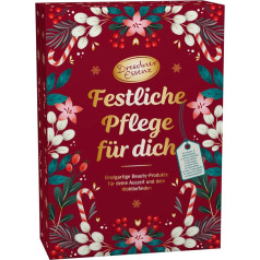 Dresdner Essenz Adventes kalendārs - 24 durvis ar burbuļvannām, vannas sāļiem, roku krēmiem un citām vannas piedevām un kosmētikas līdzekļiem