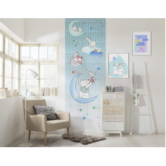 Komar Disney DX2-082 Neaustas foto tapetes Vinnijs Pūks sivēns un zvaigznes | Izmērs: 100 x 280 cm (platums x augstums), platums 50 cm | Tapetes, Sienas Dekorācija, Sienas Dekorācijas, Sienu aplikācijas, Bērnu Izšūšanas komplekts