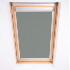 Bloc Skylight rullo žalūzijas 102 Velux jumta logam, bloķējošas, melnas, 102