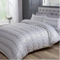Sleepdown Chevron žakarda Zig Zag ģeometriskā svītra