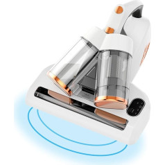 kyaoayo putekļu putekļu sūcējs ar UV gaismu un ultraskaņu, 500 W putekļu putekļu sūcējs matračiem, rokas putekļu sūcējs, putekļu tvaiku atdalīšana, novērš 99,9 % baktēriju, matračiem, gultām, dīvāniem