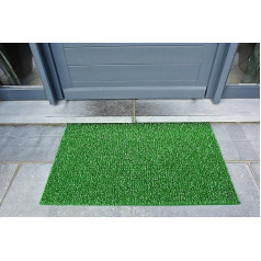 AstroTurf 10187320FG 55 x 90 cm Classic augstas veiktspējas ārdurvju paklājs ar skrāpi - pavasara zaļš