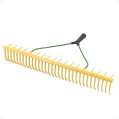 Rekord Plastmasas zāles grābeklis ar 32 zariem un 16 zāles ķērājiem bez roktura Platums: 63 cm Dārza grābeklis, siena grābeklis, grābeklis, dārza rīks, grābeklis