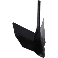 vidaXL arklu piederumi 4 regulējami augstuma iestatījumi Melns metāls 41 x 37 x 47 cm