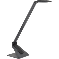 MAUL MAULsolaris galda lampa Mūsdienīga dizaina lampa ar homogēnu gaismas sadalījumu un LED galda lampu pret atspīdumiem ar 4000 Kelvīnu uzlabotu siltuma pārvaldību Antracīts