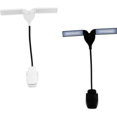 TOVINANNA Notenständer Licht tischlampe USB-Leselampe wiederaufladbare Leselampe Orchesterlichter notenpult lampe Clip auf Klavierlampe Lese-Clip-Licht Lampe studieren LED-Licht Eisen Mini