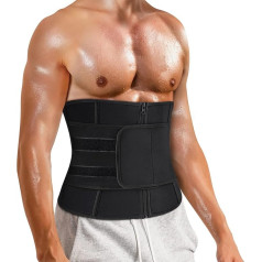 CHUMIAN vīriešu novājēšanas josta Fitnesa josta Regulējama neoprēna pirts josta Sviedru josta jostas josta Tummy Control Waist Shaper