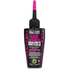 Muc-Off All-Weather Chain Lube 50ml Bioloģiski noārdāmā velosipēdu ķēdes smēre, kas piemērota visiem apstākļiem, piemērota visiem velosipēdu veidiem