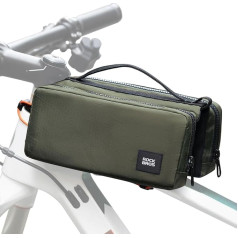 ROCKBROS Velosipēdu rāmja soma Velosipēdu somas rāmja glabāšanas soma ar plecu siksnu Velosipēdu augšējā caurule soma ceļa velosipēdam Kalnu velosipēdu plecu soma