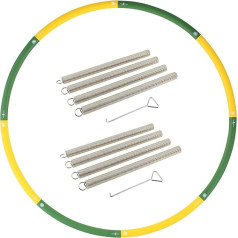 HOOPOMANIA Hula Hoop ar atsvaru - piepildāms [0,85 - 2,45 kg] Hula Hoop pieaugušajiem