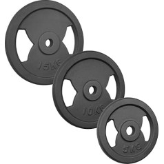 Power Extreme Cast svaru plāksnes ar 2 rokturiem, 31 mm (5 kg - 20 kg)