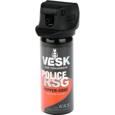 Policijas RSG piparu atbaidīšanas aerosols 10% OC Fog 50 ml blistera iepakojums