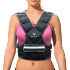Svara veste sievietēm - ideāla ķermeņa veste pretestībai treniņos (pieejami 2 izmēri: cieta 8lb vai regulējama 22-16lbs)