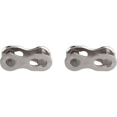 KMC Unisex sudraba ķēdes savienotājs M/L-9 6,6 mm