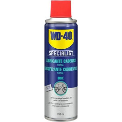 WD-40 velosipēdu ķēžu smērviela visiem apstākļiem un vidēm 250ml izsmidzināms aerosols