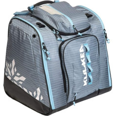 KULKEA Powder Trekker Skischuhtasche - Orchid/Steel Blue (Lilac Stripes/White/Light Blue)