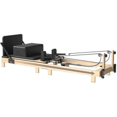 SRKATI Abdominal Exercise Board Pilates Reformer, salokāma Pilates Reformer mašīna ar atsperēm, Pilates aprīkojums, Jumpboard un piederumi Pilates Reformer