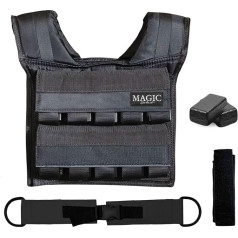 Regulējams svērtais veste treniņu svara veste 20kg svara veste noņemams regulējams un kompakts vīriešiem vai sievietēm spēka treniņš mājas sporta zāle Crossfit skriešana