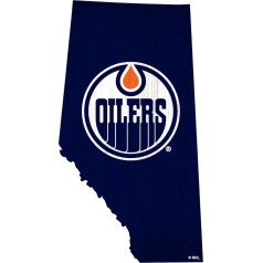 Fan Creations NHL Edmonton Oilers Unisex Edmonton Oilers Komandas krāsa Logo Valsts zīme Komandas krāsa Viens izmērs