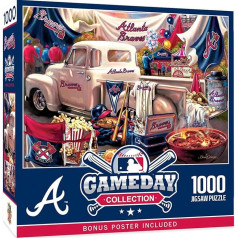 Baby Fanatic Atb1060: Atlanta Braves Gameday Puzzle (1000 gab.)