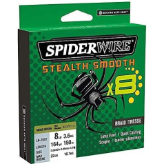 Spiderwire Stealth Smooth8 0,33 mm 150 m 38,1K sarkans kods