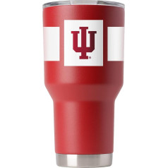 Gametime Sidekicks Indiana Purple Mug - oficiāli licencēts, 18/8 nerūsējošais tērauds, dubultās sienas, vakuumizolācija, UV LED apdruka ar logotipu, nesatur sviedrus, saglabājas karsts/auksts - 360 grādu aptvērums