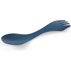 Atkārtoti lietojamie galda piederumi Spork Large Organic - Dakša karote, karote, nazis ēdiena gatavošanai - zils - ražots Zviedrijā