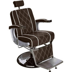 Barberpub hidrauliskais friziera krēsls 3810BR Friziera krēsls ar retro/vintage stilu, darba krēsls, frizētavas iekārtojums, frizētavas mēbeles, frizētava SPA, 140° slīpēšana, mākslīgā āda