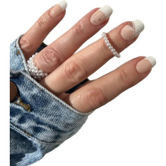 Zaubernägel4Home - UV ietinamie nagi, UV nagu folijas, gēla nagu ietinamie nagi, puscieti gēla nagi (Glamour French)