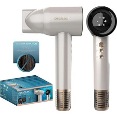 Cecotec Ionicare Rockstar Nano Iontech šampanieša matu fēns ar plazmas 110 000 apgriezienu minūtē ekrānu Inteliģentā temperatūras kontrole 3 temperatūras atmiņas funkcija