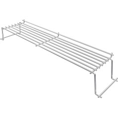 Denmay 65054 67,9 cm nerūsējošā tērauda sildīšanas plaukts Weber Genesis 300 sērijas E320 E330 S310 S320 S330 (2007-2016), nav piemērots Genesis II/LX 310/340 modeļiem.