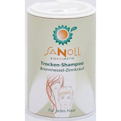 Sanoll sausais šampūns ar nātru alvas garšaugiem 50 g Organic Cosmetics