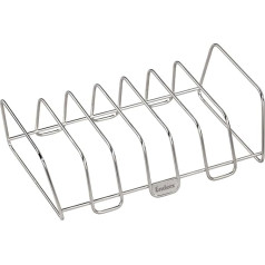 Enders® nerūsējošā tērauda ribiņu un cepešu turētājs 7 restītēm, cepšanas grozs, grils, gāzes grils, ribiņas, cepšana #8823, nerūsējošā tērauda krāsa