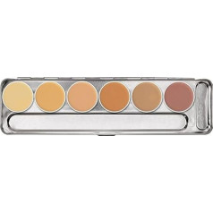 Kryolan - Dermacolor maskējoša krēma palete - 6 krāsas - H modelis