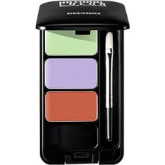3 krāsas Acne Spot Concealer Concealer Face Eye Professional Makeup Color Correction Palette līdzsvaro ādas toni