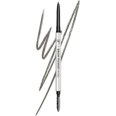 IT Cosmetics Brow Power Micro Universal Taupe - Universāls uzacu zīmulis - imitē īstu matiņu izskatu - formula, kas neļauj uzacīm izaugt - iebūvēts uzacu uzgalis - 0,5 g