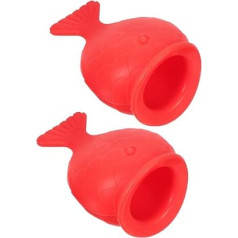 HONMEET Pack of 2 silikona zivju lūpu pildītājs Lip Plumper rīks Self-Sucking Filler Lip Filler Lip Enhancer Lip Plumper Enhancer Mazas lūpas