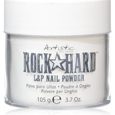 Mākslinieciskā krāsu spīdums nagu laka Vip Clear Gel Rock Hard L & P nagu pūderis 3,7 Oz
