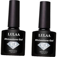 BELLIFFY Pack of 2 Nail Rhinestone Nail Polish Nail Gels Nail Treatment Oil Nail Glue for False Nails Nail Glue with Good Durability Nailing Tool Nail Decoration Glue Manikīra instruments