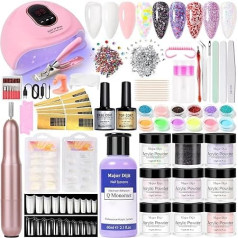 Acryl Nagelset, Acrylpulver Set, Elektrische Nagelbohrer Set