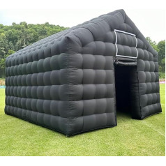 Piepūšamais kubs Disco Liela pārvietojama pārvietojama piepūšama nakts kluba telts mājas lapene pagalma āra kluba kāzu ballīšu pasākumiem (20 x 19 x 14 pēdas)