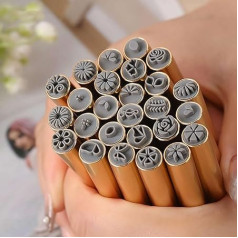Nagelkunst-Stempelstift-Set, Nagelkunst-Stempelstift, DIY-Gel-Nagelstifte, Nagelkunst-Stempel, Punktierwerkzeug, Nagel-Graffiti-Nagelkunst-Punktierwerkzeuge, Nagelkunst-Dekorationsset, Zubehör,