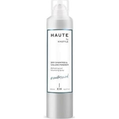 KIN Hate sausais šampūns un pūderis apjomam, 300 ml, daudzfunkcionāls aerosols tekstūras veidošanai un perfektas frizūras kopšanai stundām ilgi, kas iedarbojas gan uz vaļējiem, gan savāktiem matiem