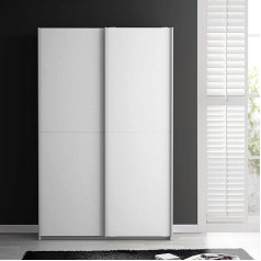 Forte Daudzfunkcionālais skapis Ohio, koks, balts, 120 x 42 x 190,50 cm
