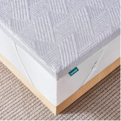 Bonnvia ® Matracis Topper 100 x 200 cm Mīksts atmiņas putu matracis Cold Foam Topper 100 x 200 cm H3, piemērots Box Spring gultām Gel Cold Foam 100 x 200 x 7 cm