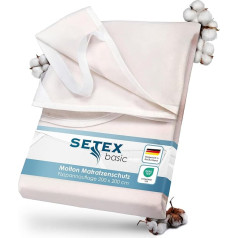 Setex Molton matrača aizsargs, dabīgs, 200 x 200 cm